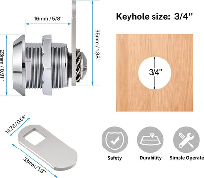 Cabinet Cam Lock Set