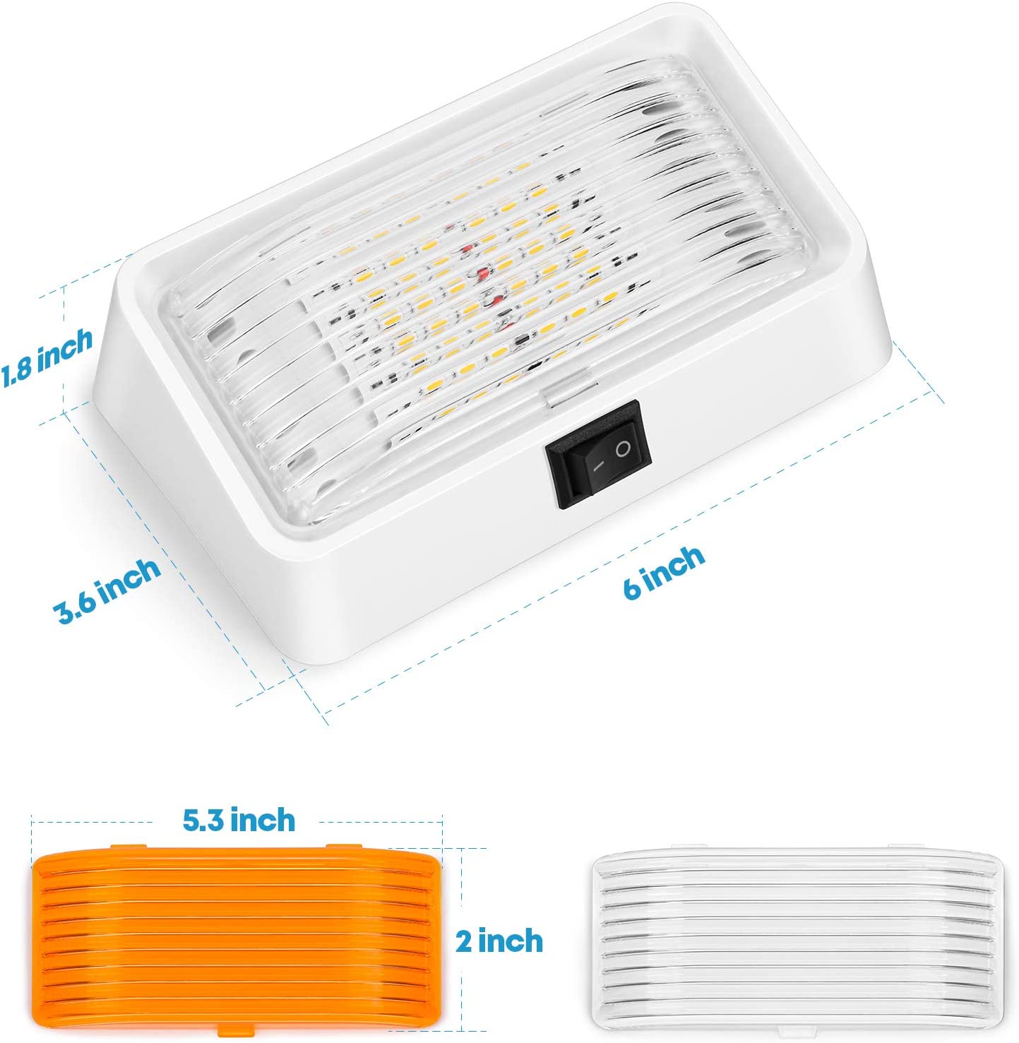 RV Porch Light with Switch