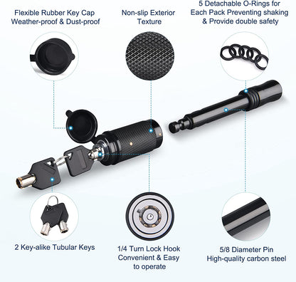 Trailer Hitch Locking Pin Set