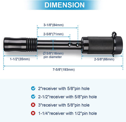 Trailer Hitch Locking Pin Set