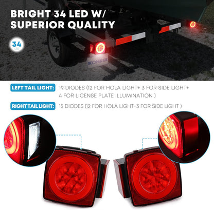 12V Led Trailer Light Kit