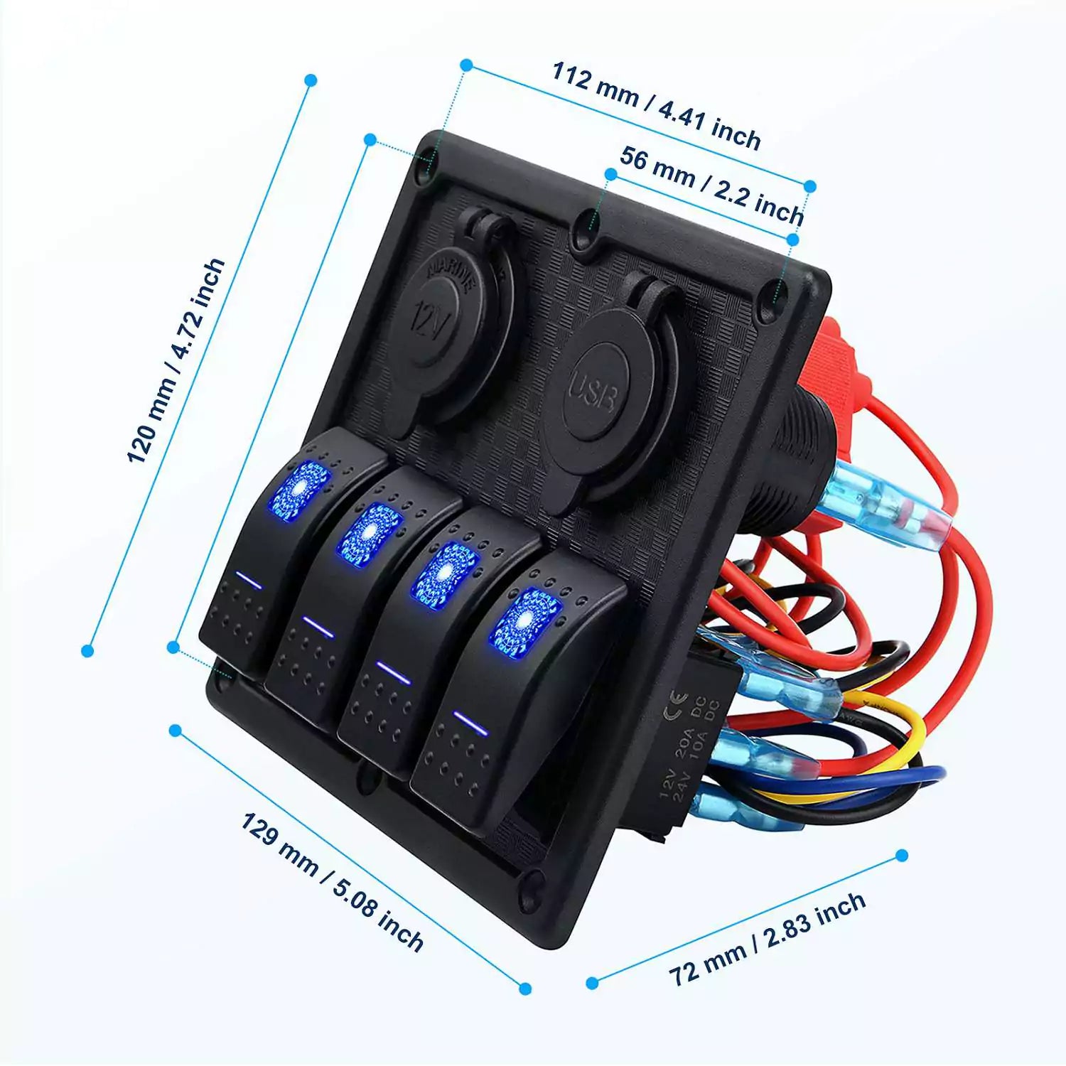 Boat fuse panel specification