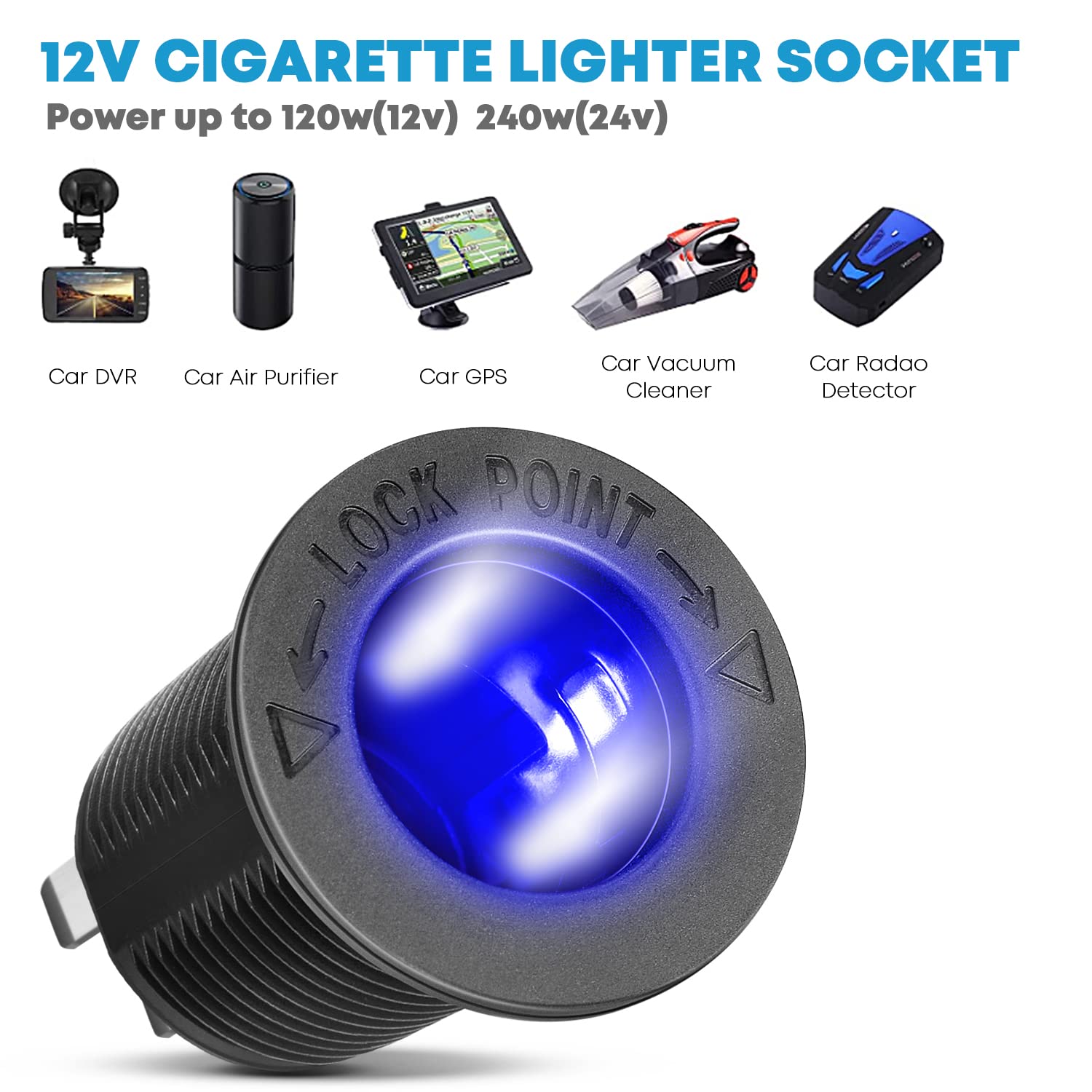 Cigarette lighter socket