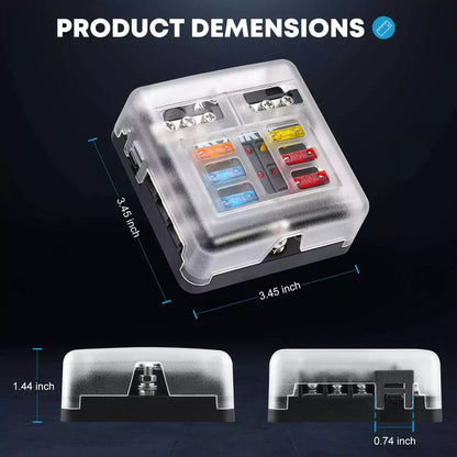 Fuse breaker dimensions