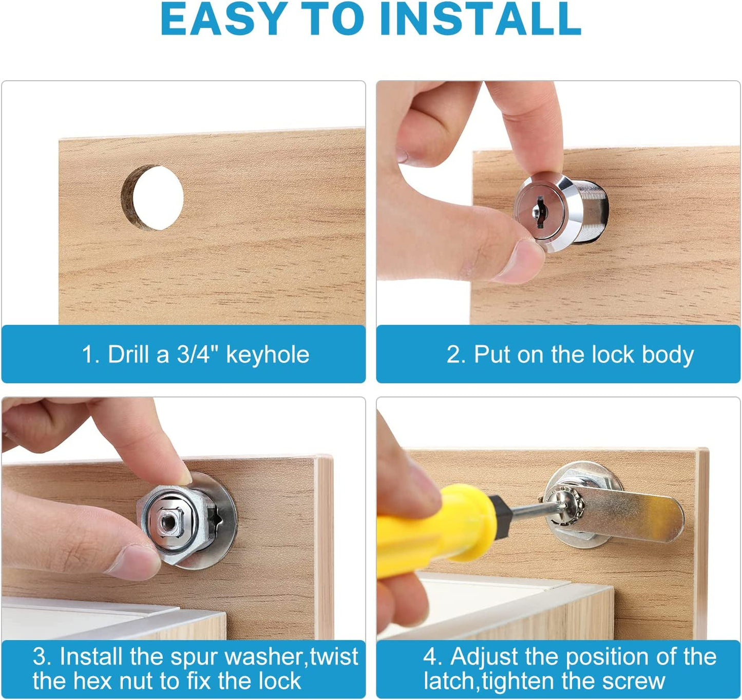 Cabinet Cam Lock Set