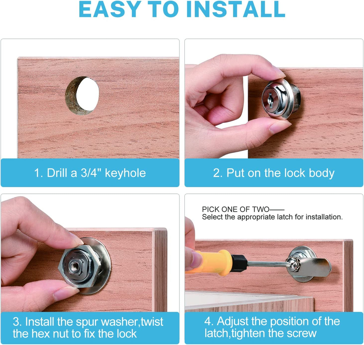 Cabinet Cam Lock Set