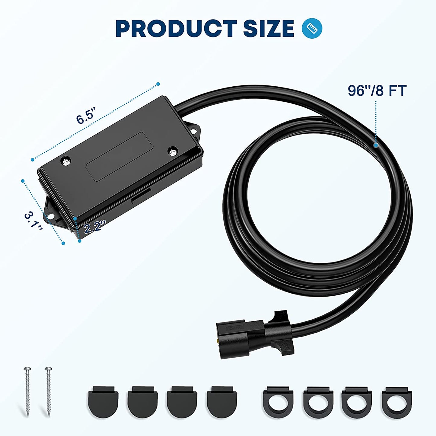 7 Way Trailer Cord with Junction Box