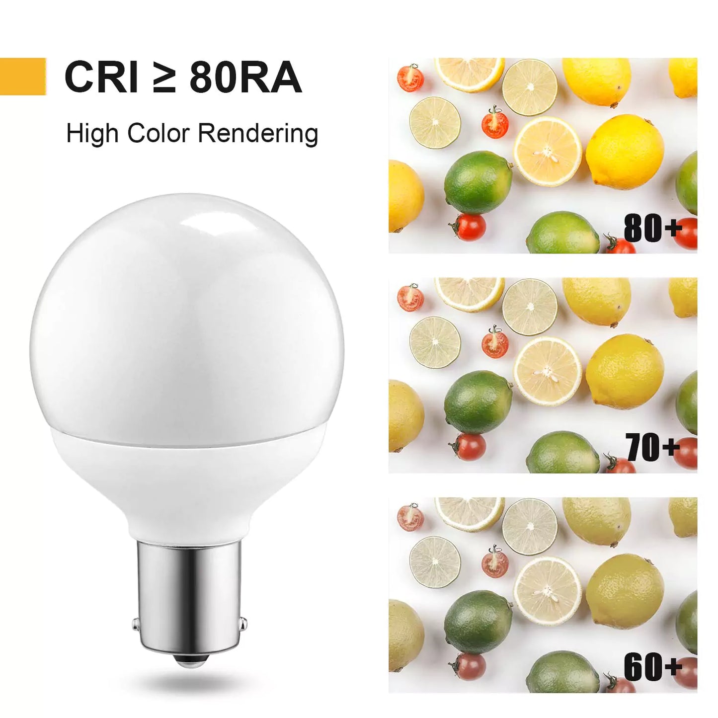 LED bulbs for RV lights CRI ¡Ý 80RA high color rendering