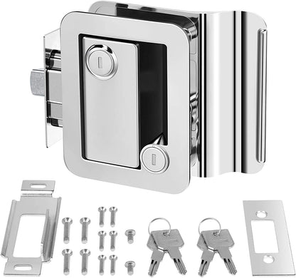 RV Entry Door Lock, Chrome