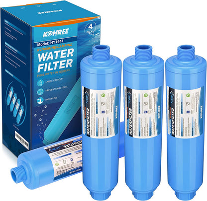 RV Inline Water Filter 4 Pack - kohree