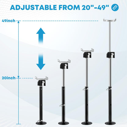 Kohree Set of 2 RV Slide Out Supports, Heavy Duty Camper Support Jacks, Supports up to 5000lbs, Adjust from 20"-49" Height by Power Drill or Hand Crank Handle, RV Camper Accessories for Travel Trailer