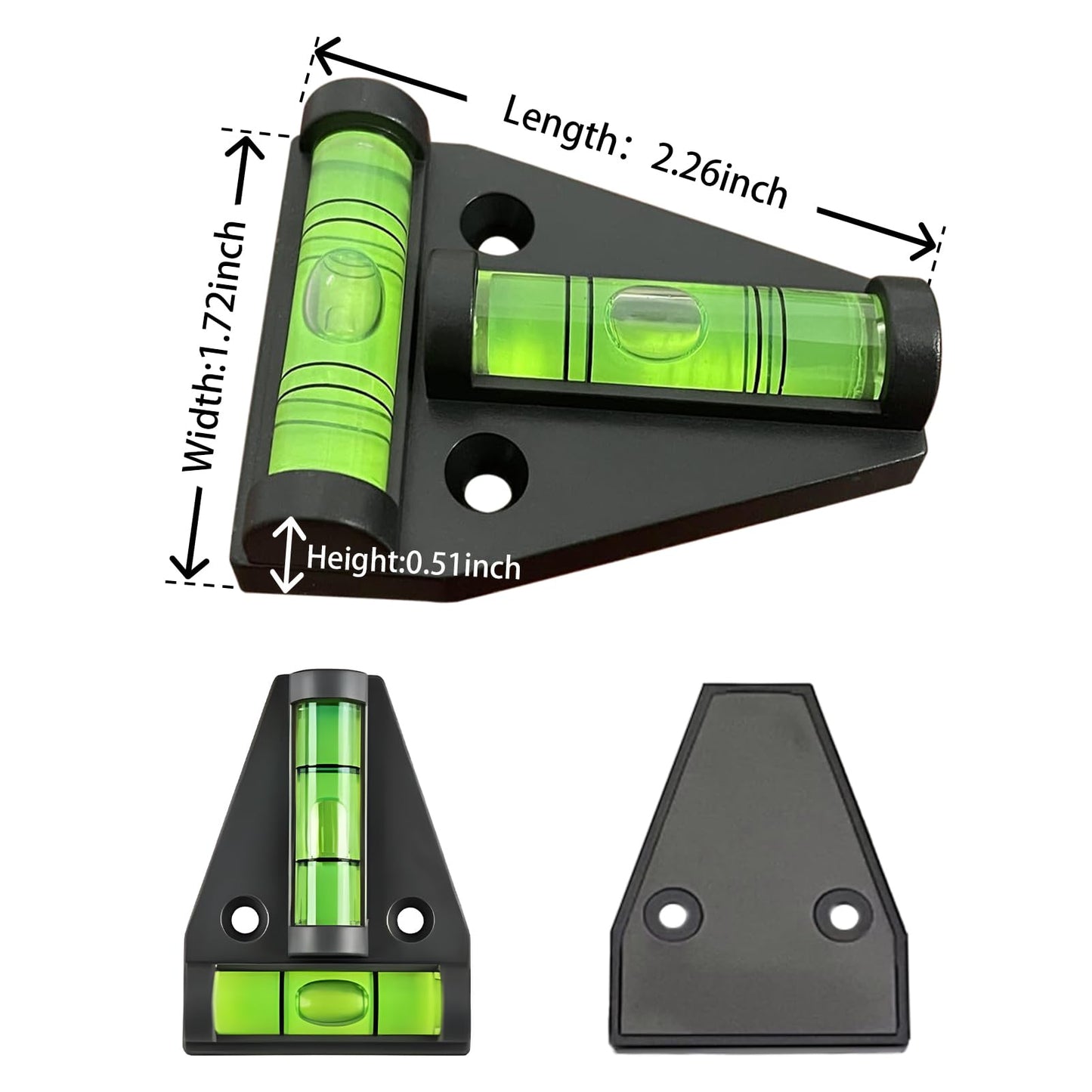 Kohree RV Leveling Blocks 6 Inch, 2 Packs Sturdy Camper Curved Levelers with 2 Wheel Chocks, 2 Rubber Mats & Carry Bag, RV Leveling System for Single Dual Axle Travel Trailers